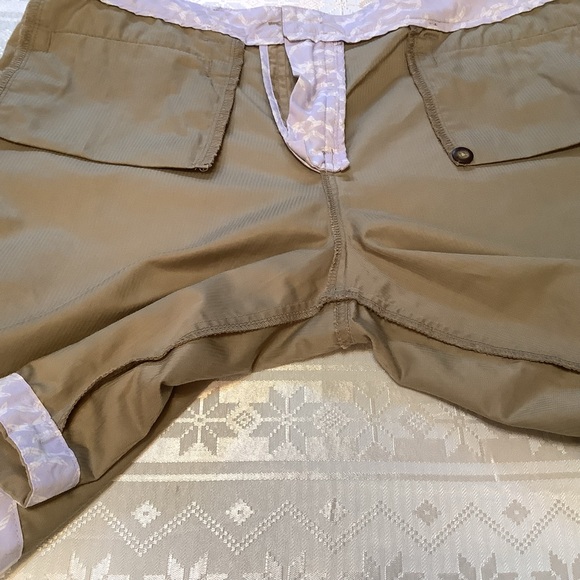 Horny Toad Shorts Women’s Size 12 Cotton, Zipper, Pockets High Waist Tan - Picture 7 of 12